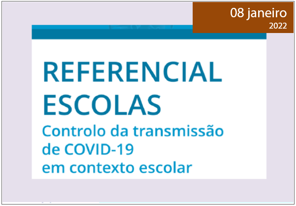 Read more about the article REFERENCIAL ESCOLAS – Controlo da transmissão de Covid19 em contexto escolar revisão para o segundo período
